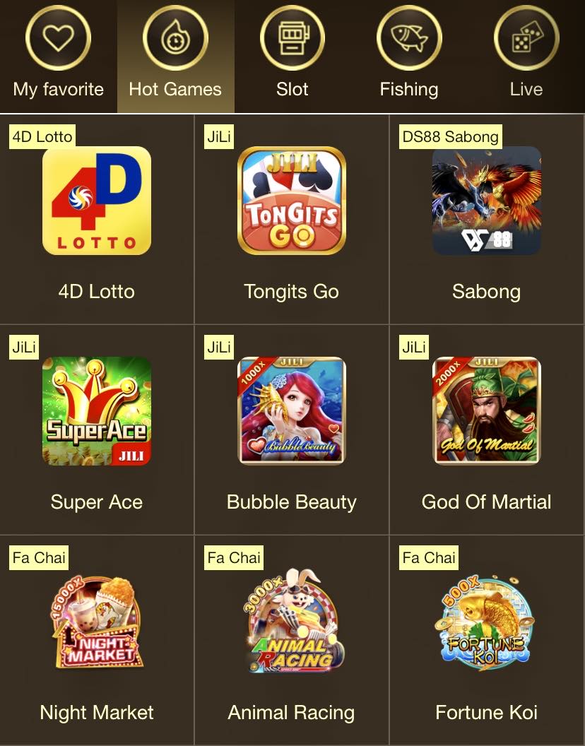 swerte gaming online casino games